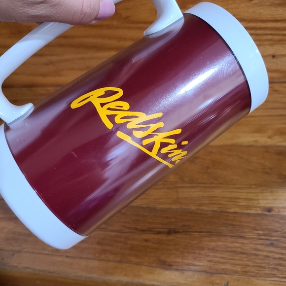 Vintage Washington Redskins NFL Thermo-Serv Plastic Beer Mug - Picture 4 of 9
